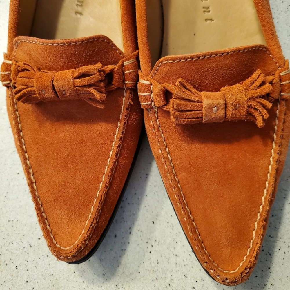 FAIRMOUNT DESIGNS SUEDE LADIES LOAFERS SIZE: EURO 36